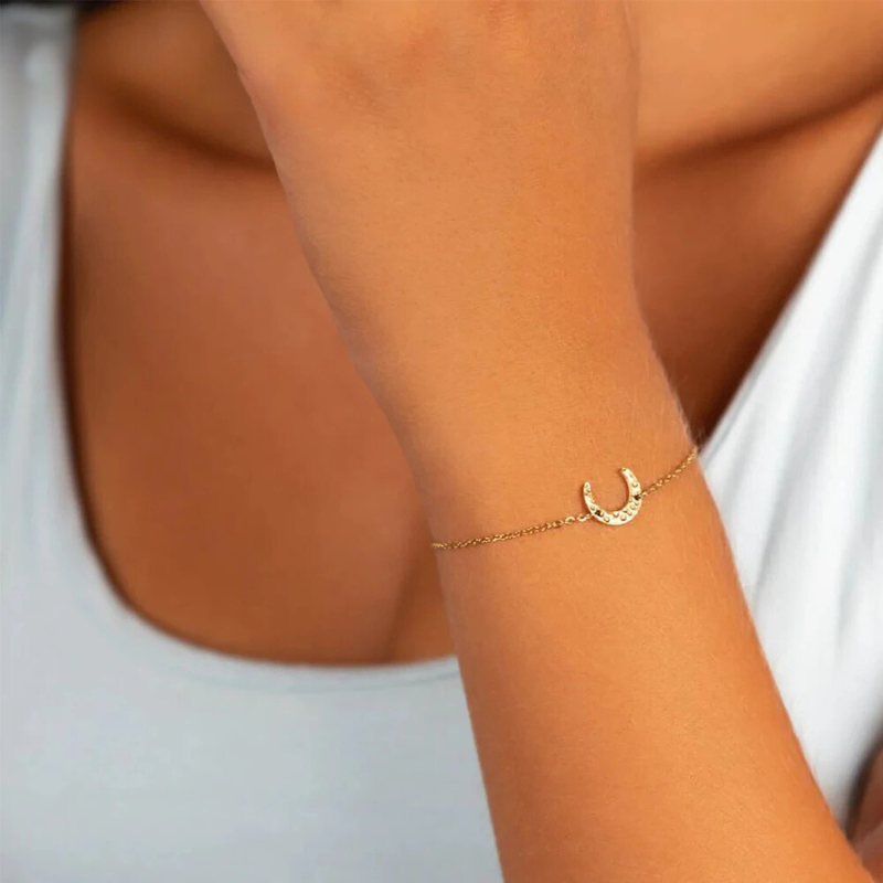 Moon Charm Bracelet
