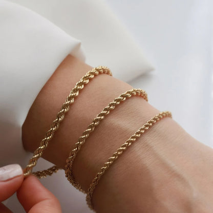 Rope Bracelet (Gold)