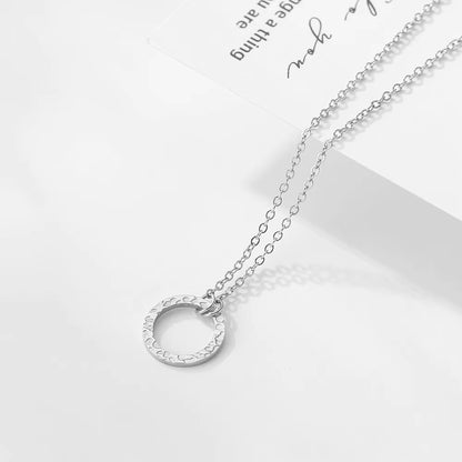 Statement Necklace Women Dainty Stainless Steel Necklace Choker Pendant Necklace Fashion Jewelry