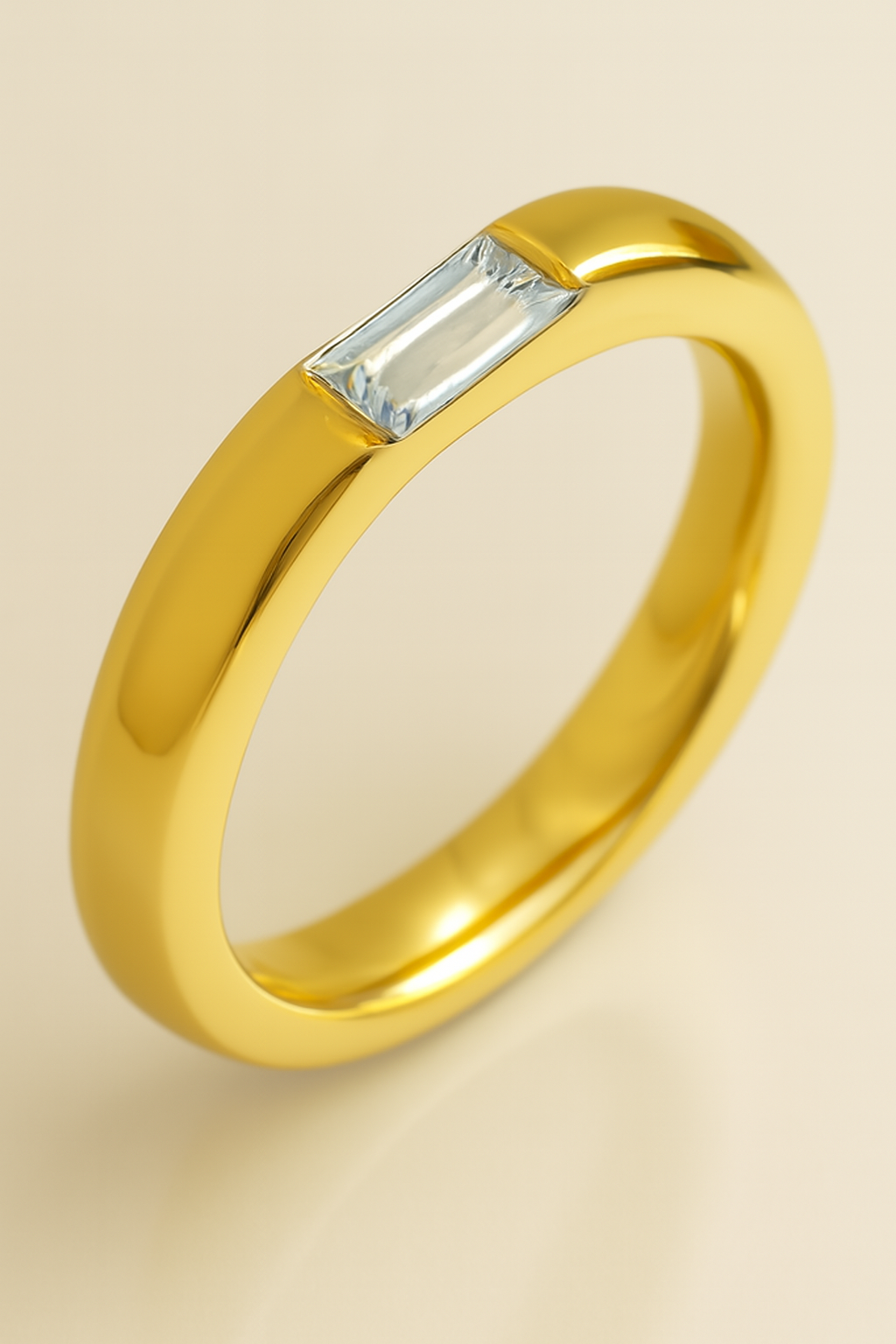 Radiant Birthstone Ring