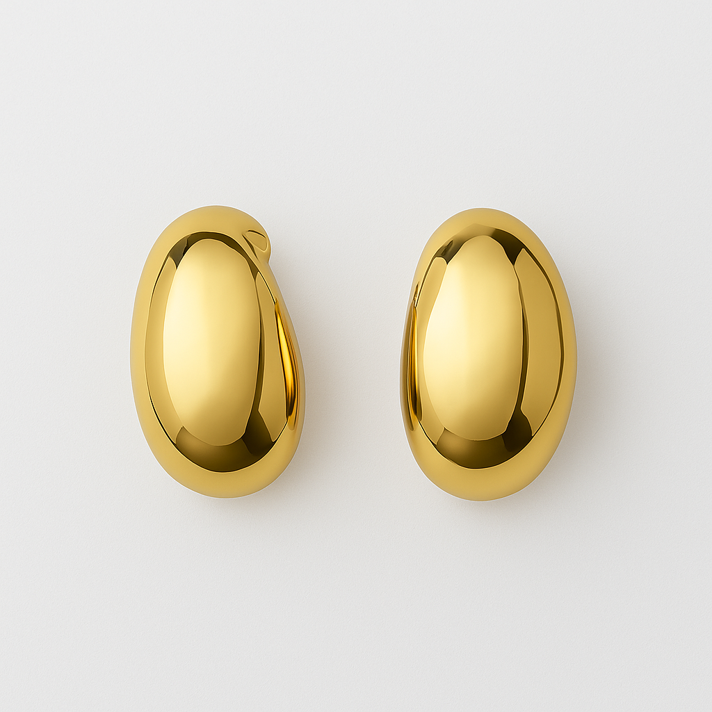 Boucles d'oreilles ovales Polara