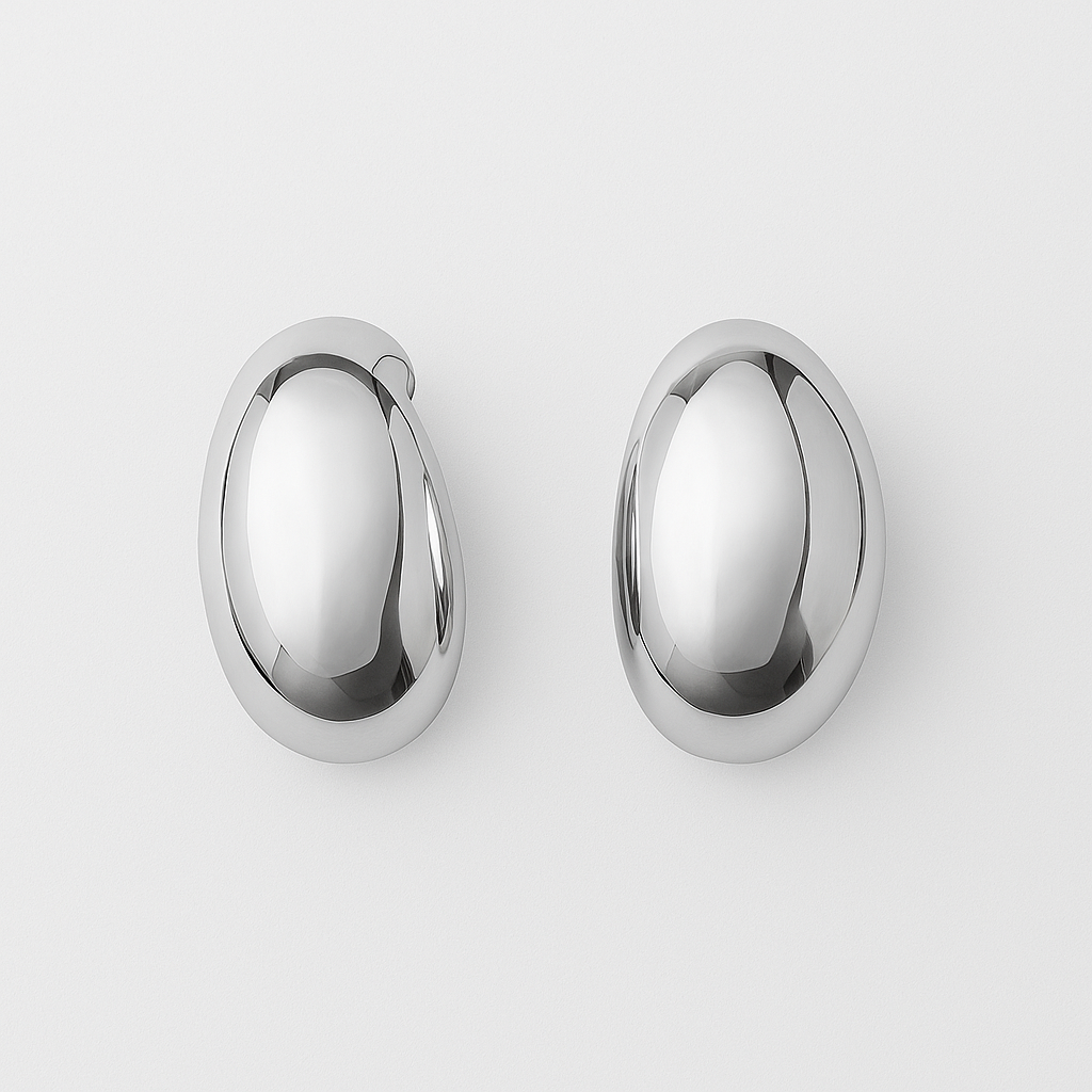Boucles d'oreilles ovales Polara