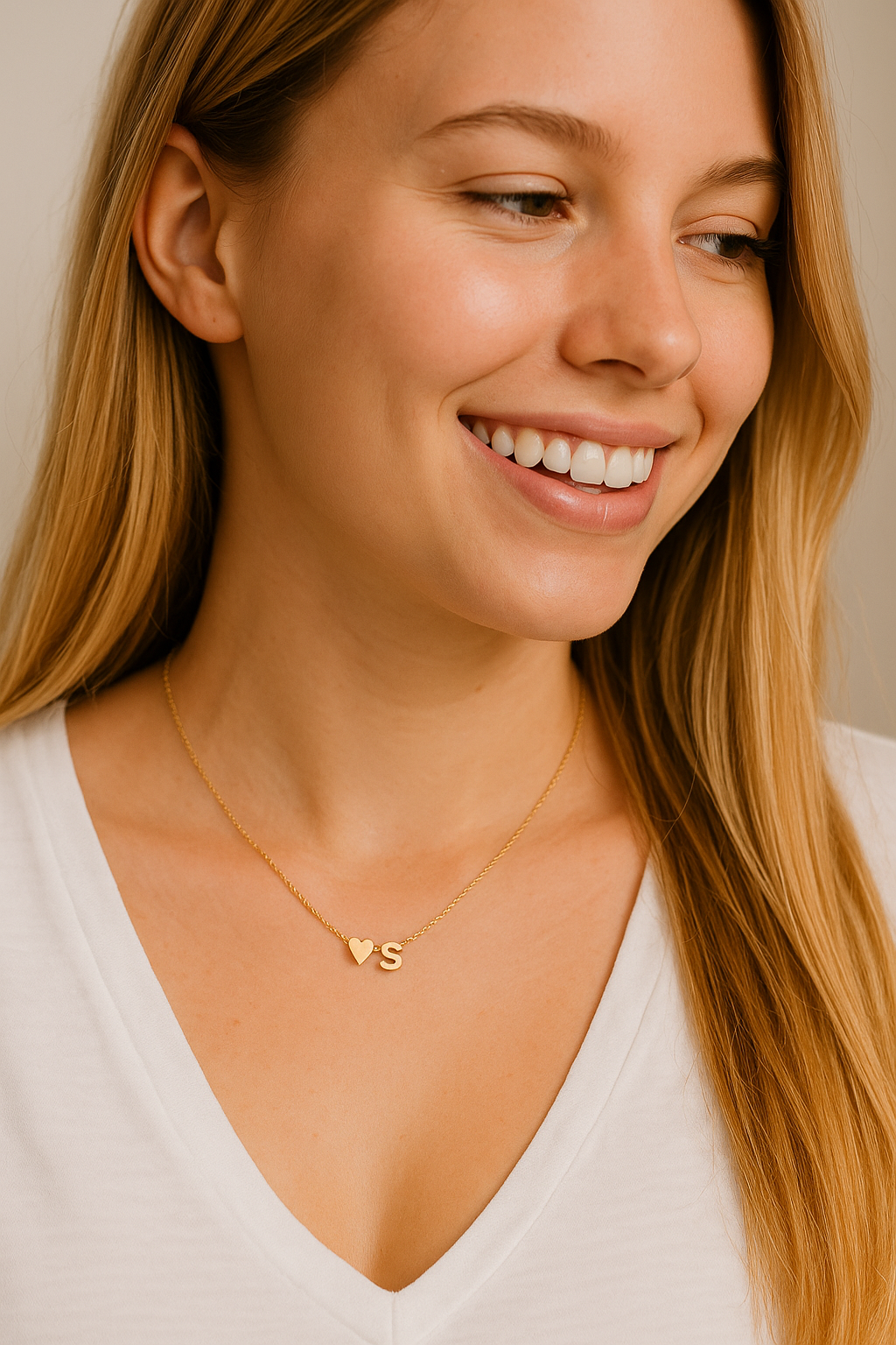 Lover’s Initial Necklace
