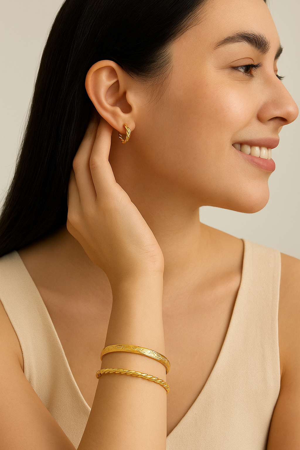 Ornare Gold Bangles
