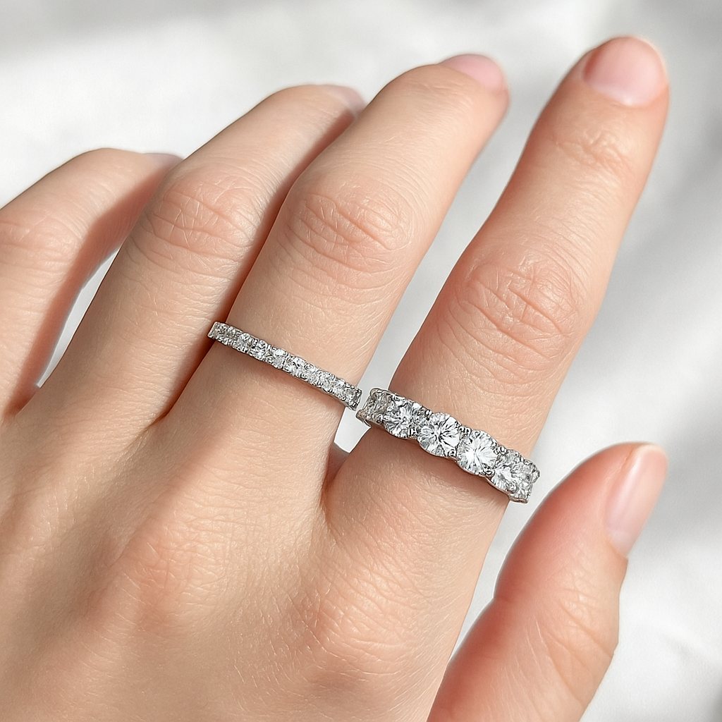 Vera Moissanite Band