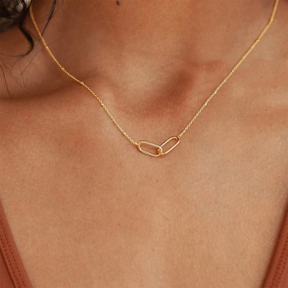 Paperclip Pendant Necklace