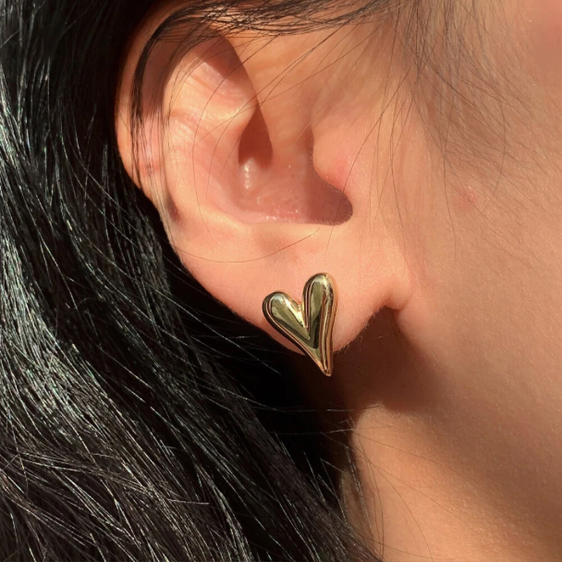 Heart Stud Earrings