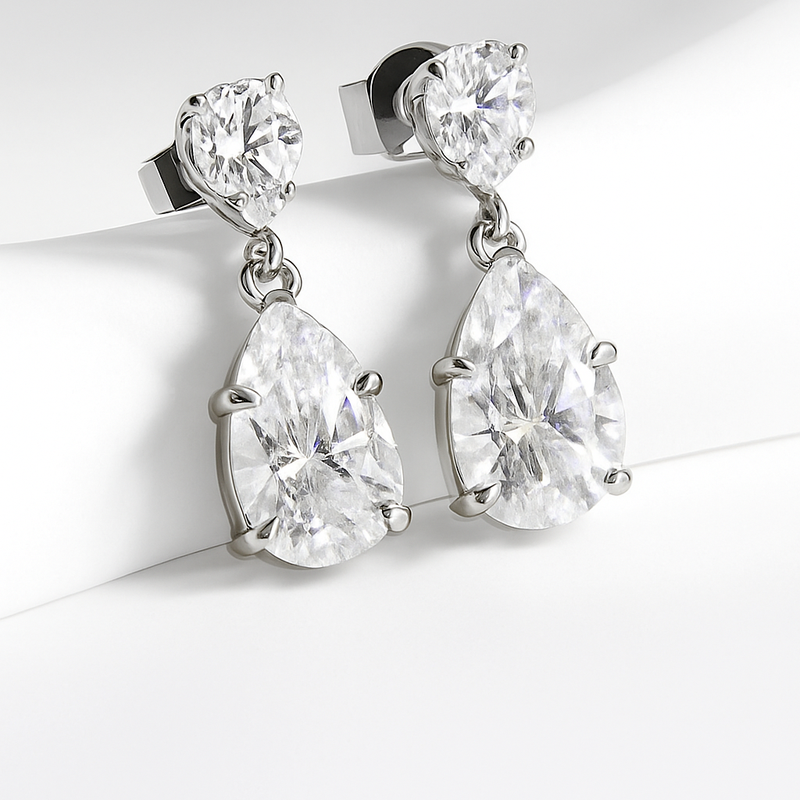 Celestia Pear Drop Earrings